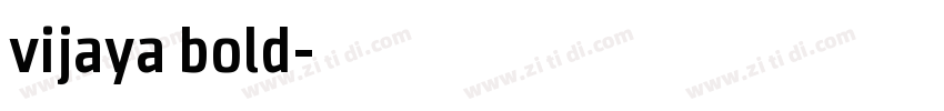 vijaya bold字体转换